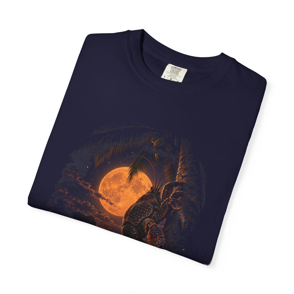 Night Shift Coconut Crab Shirt | Funny Night Owl Crab Tee | Comfort Colors T-Shirt
