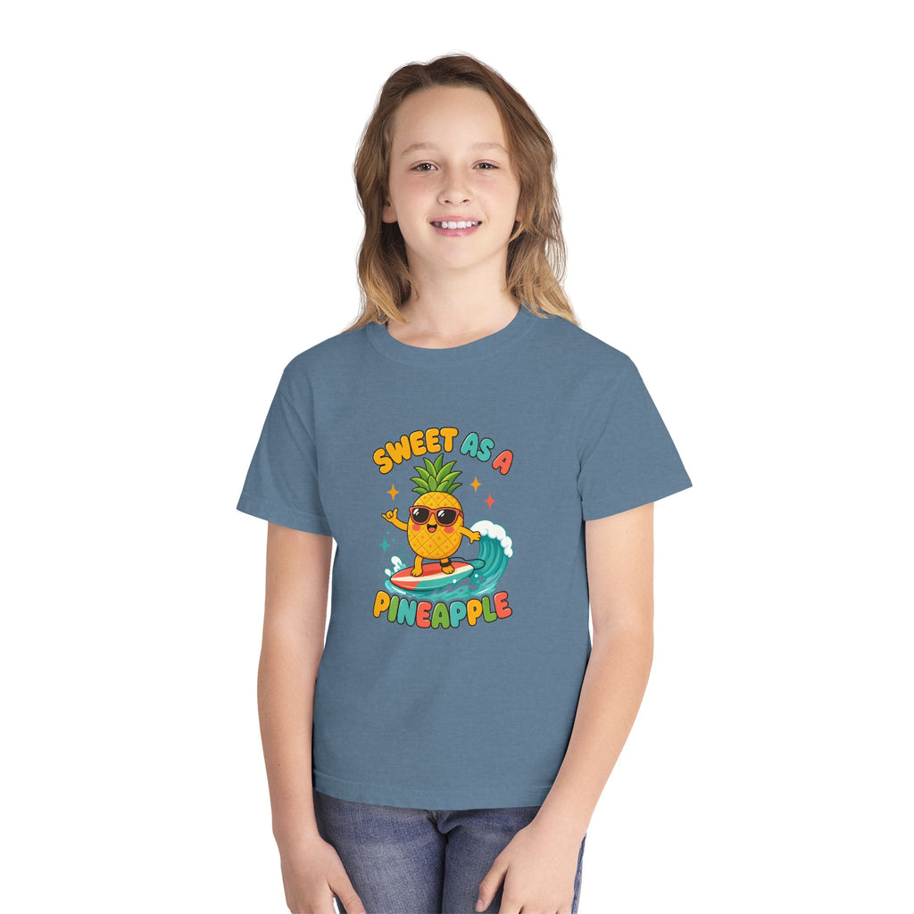 Sweet As A Pineapple Kids Tee | Pineapple Kids Shirt | Youth Beach T-Shirt | Surf Kid Gift