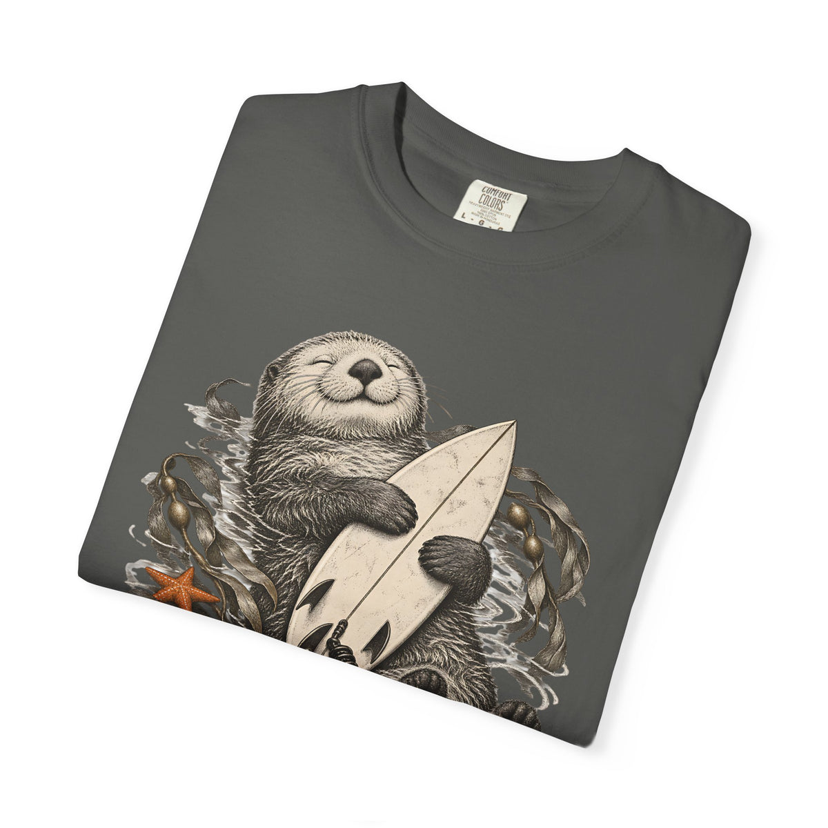 Emotionally Attached Otter Shirt | Cute Otters Holding Hands Tee | Comfort Colors T-Shirt