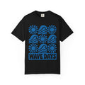 Wave Days Shirt | Block Print Wave Sun Tee | Comfort Colors T-Shirt