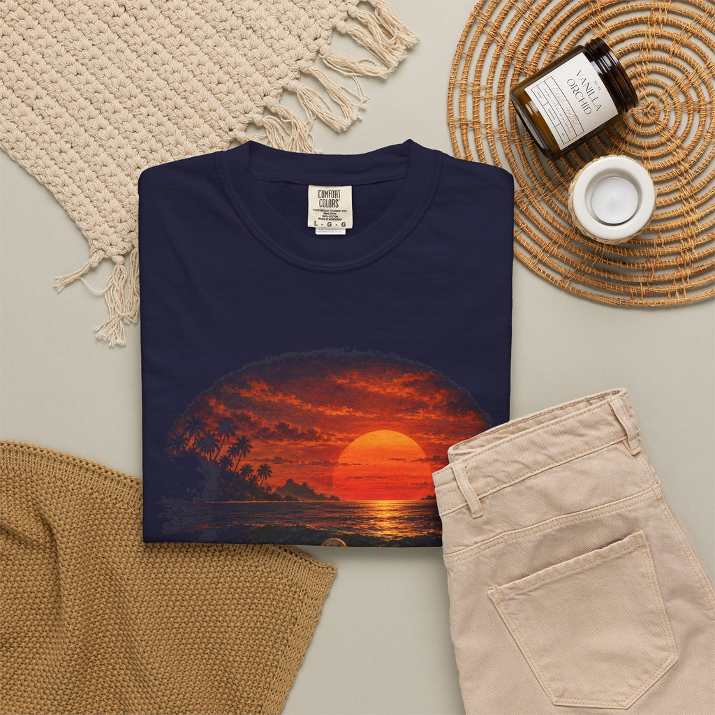 Dead Tired Still Paddling Shirt | Funny Skeleton Surfer Tee | Comfort Colors T-Shirt