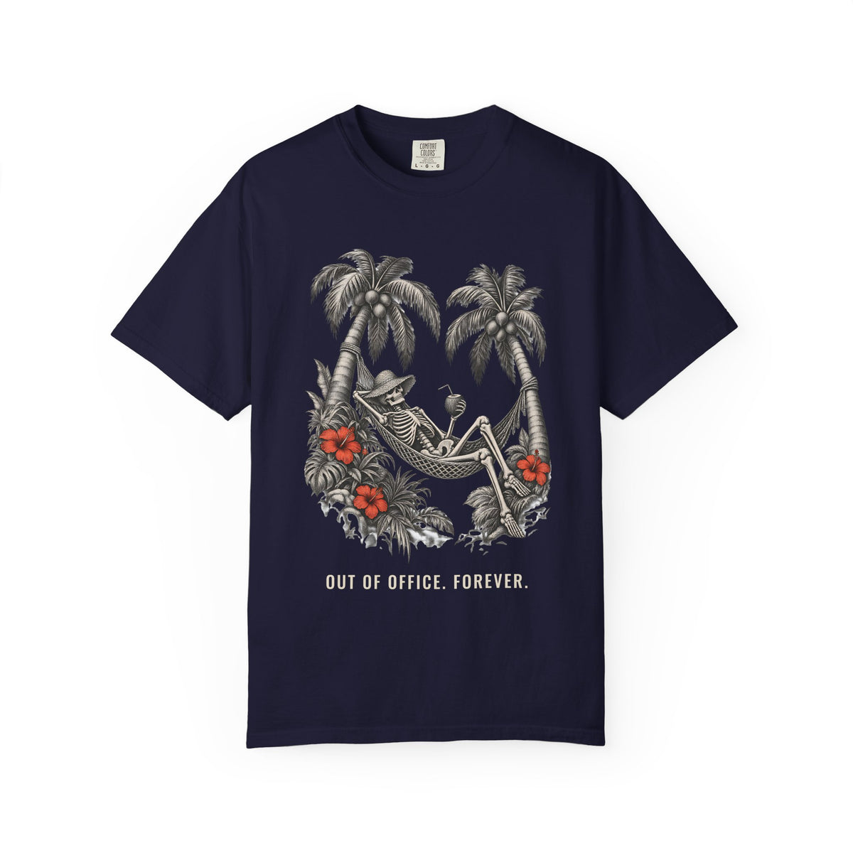 Out Of Office Forever Shirt | Funny Retirement Beach Tee | Comfort Colors T-Shirt