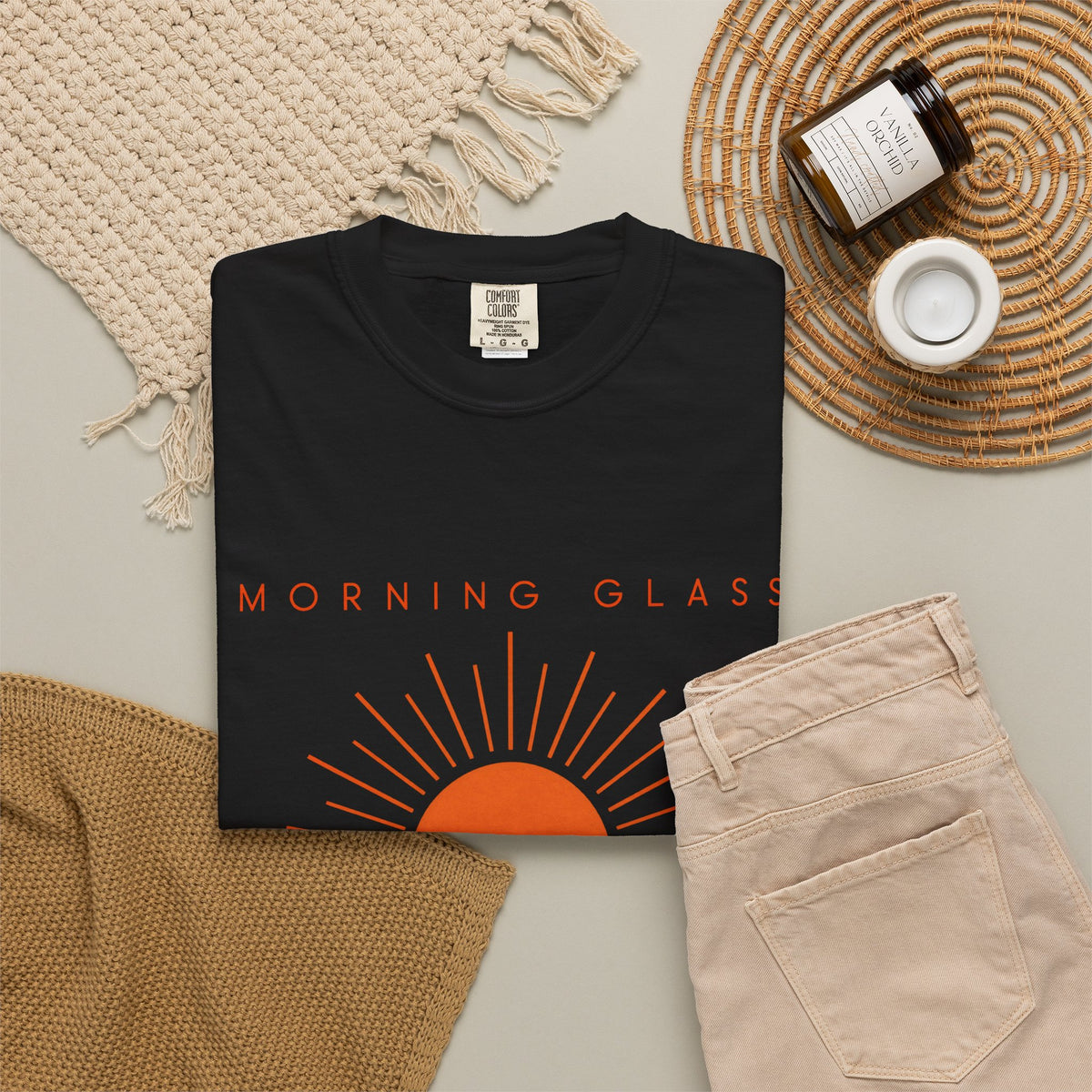 Morning Glass Surf Shirt | Sunrise Paddle Out Tee | Comfort Colors T-Shirt
