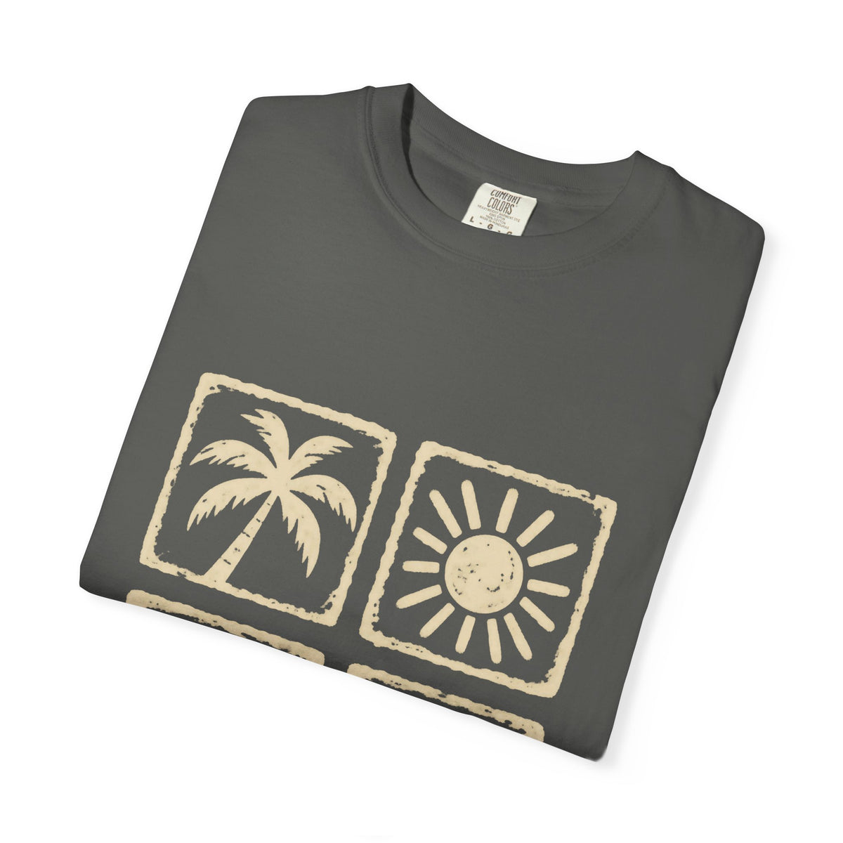 Good Days Stamp Shirt | Mini Beach Badges Tee | Comfort Colors T-Shirt