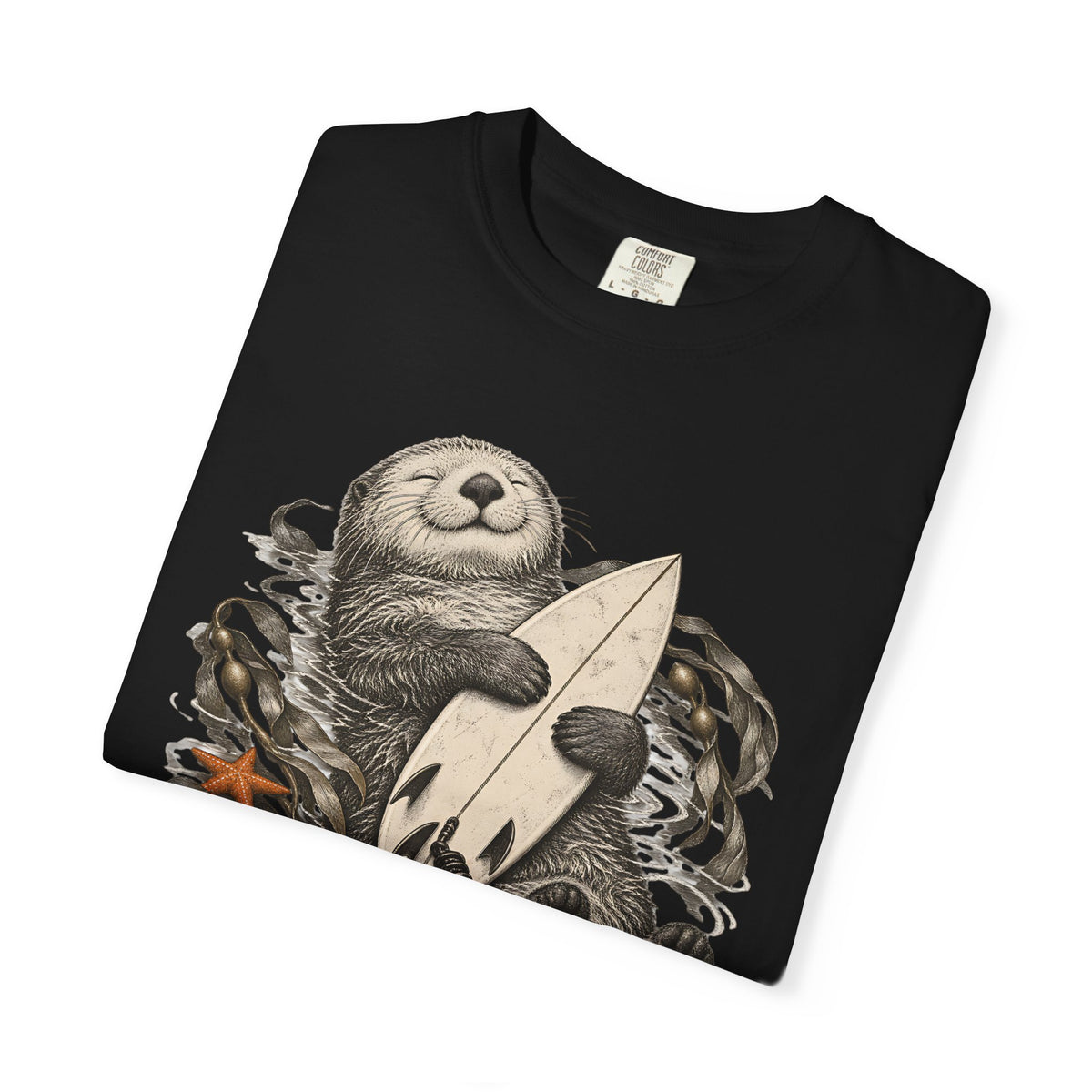 Emotionally Attached Otter Shirt | Cute Otters Holding Hands Tee | Comfort Colors T-Shirt
