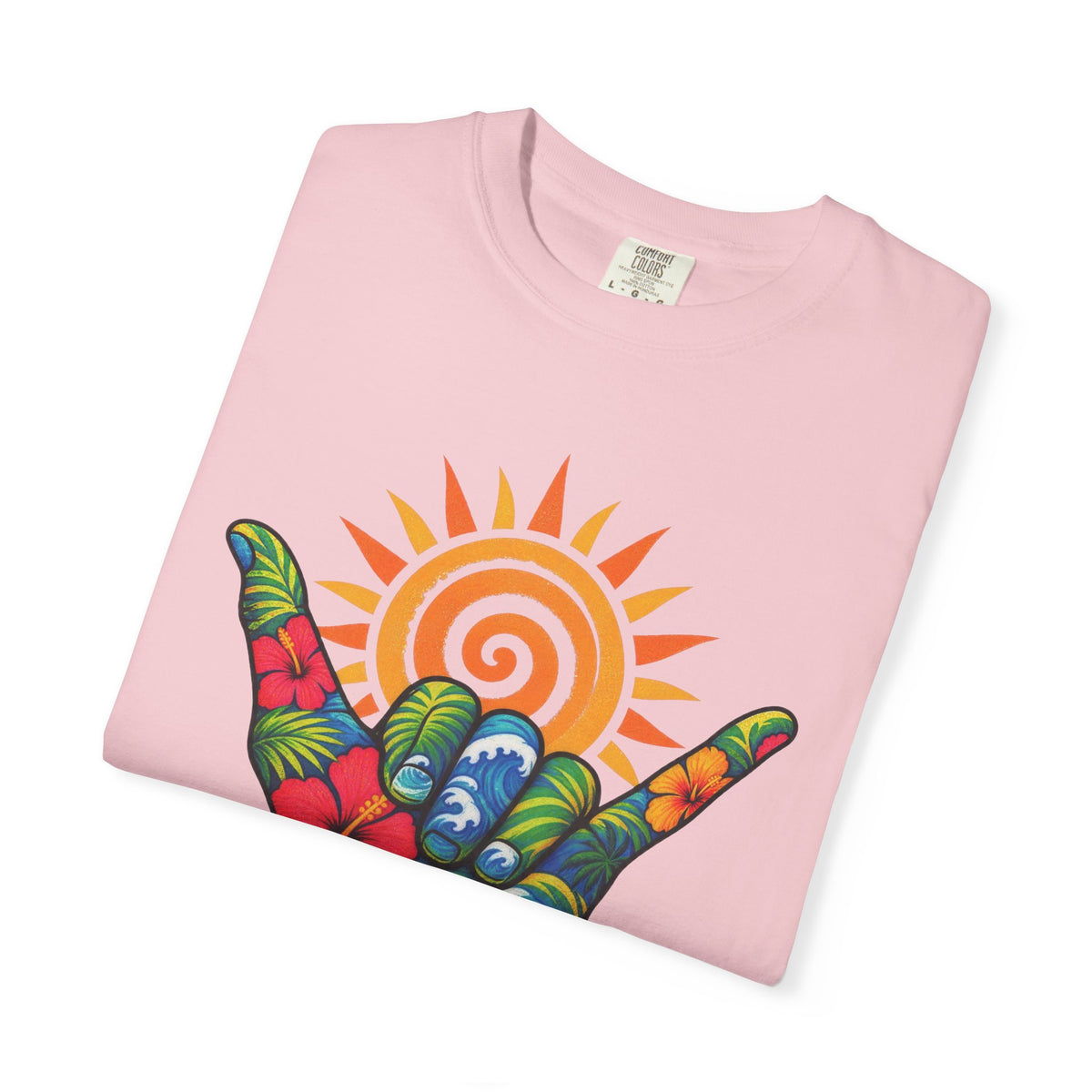 Hang Loose Tee | Shaka Surf Shirt | Retro Beach T-Shirt | Comfort Colors