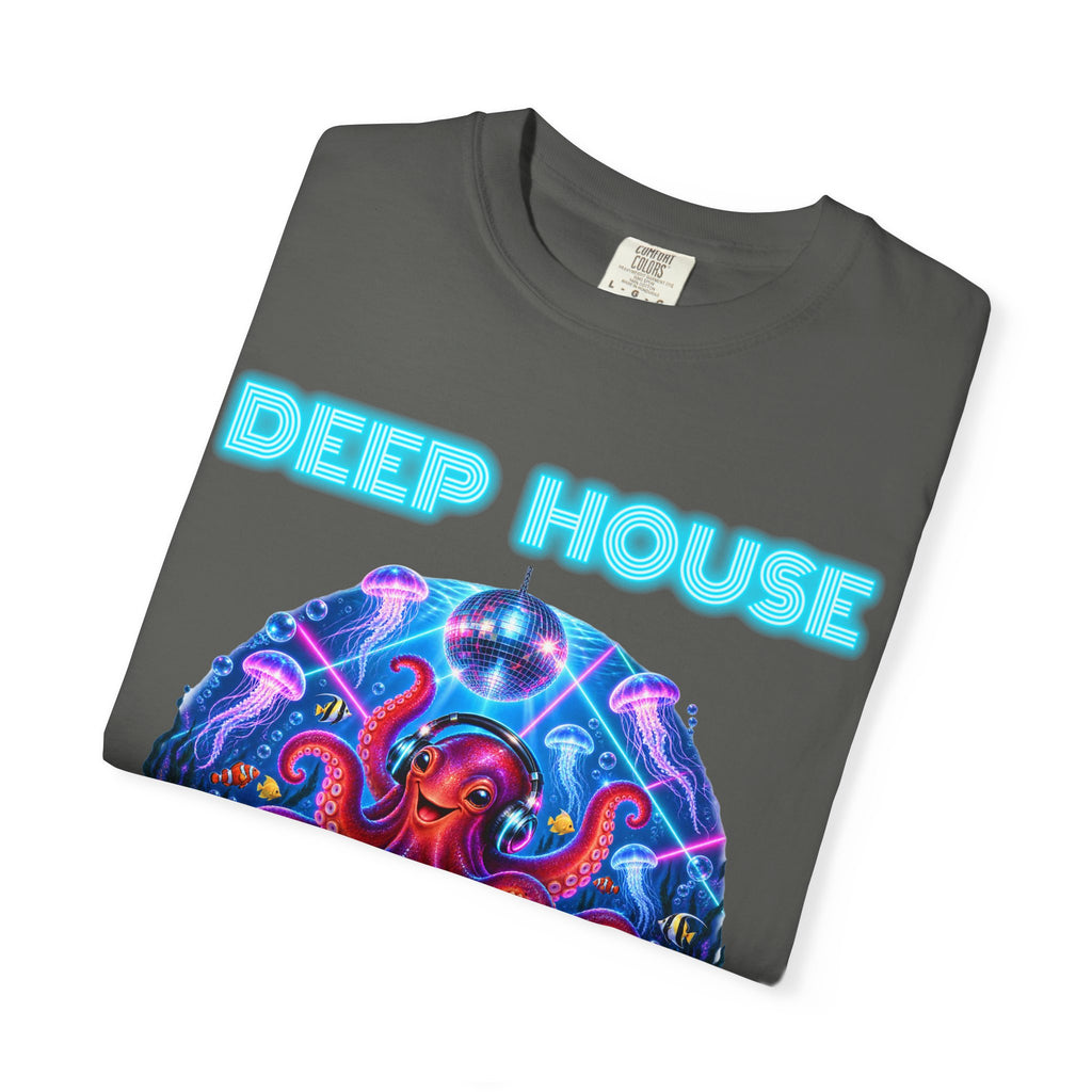 Octopus DJ Shirt | Deep House Rave Bootleg Tee | Comfort Colors T-Shirt