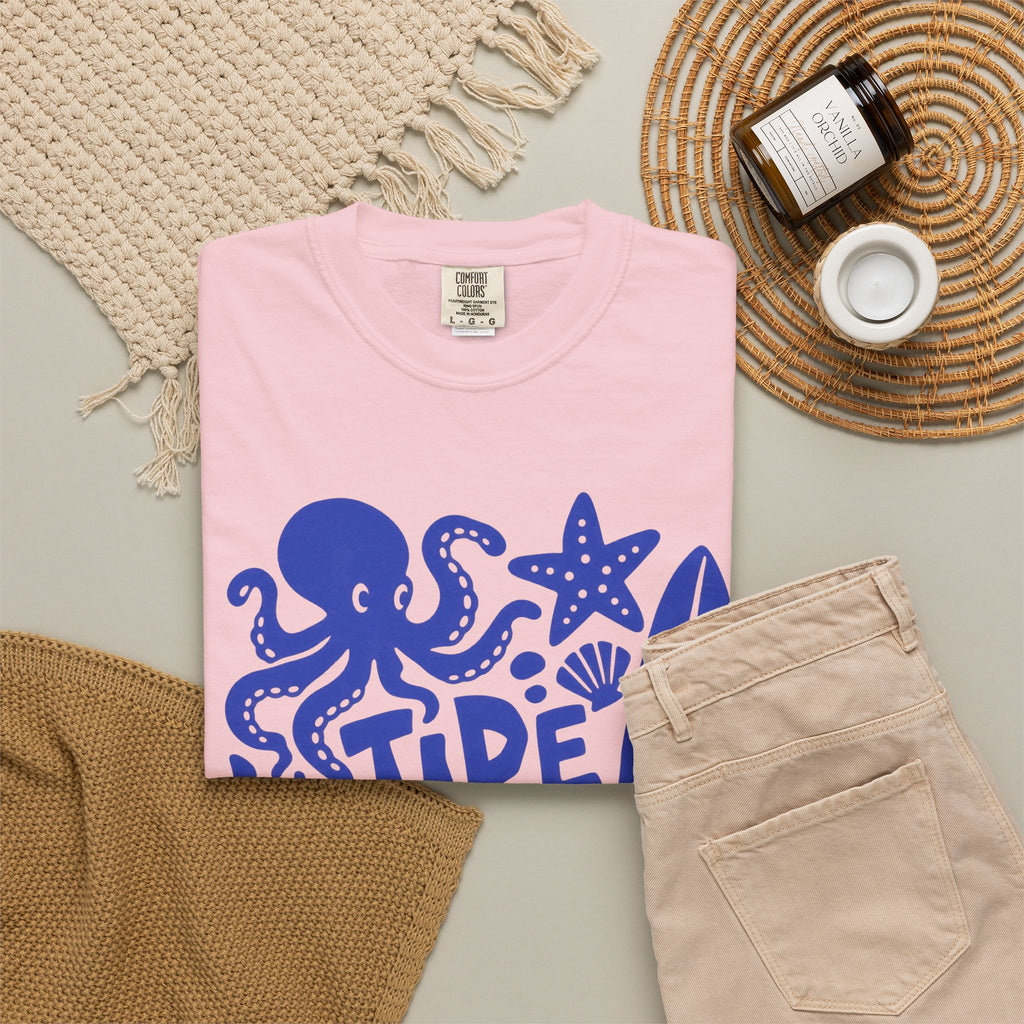 Tide Pool Club Shirt | Octopus Crab Sea Creatures Tee | Comfort Colors T-Shirt