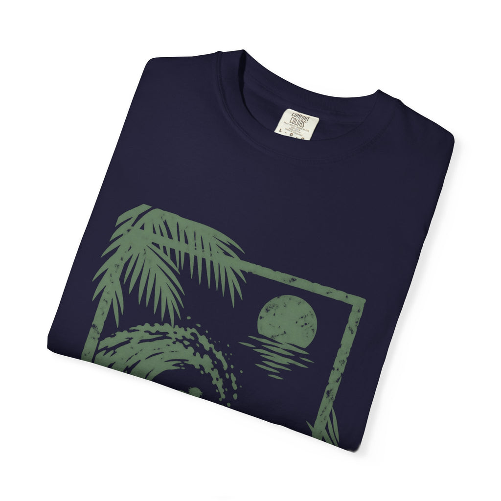 Out There Surfer Shirt | Framed Surf Wave Tee | Comfort Colors T-Shirt