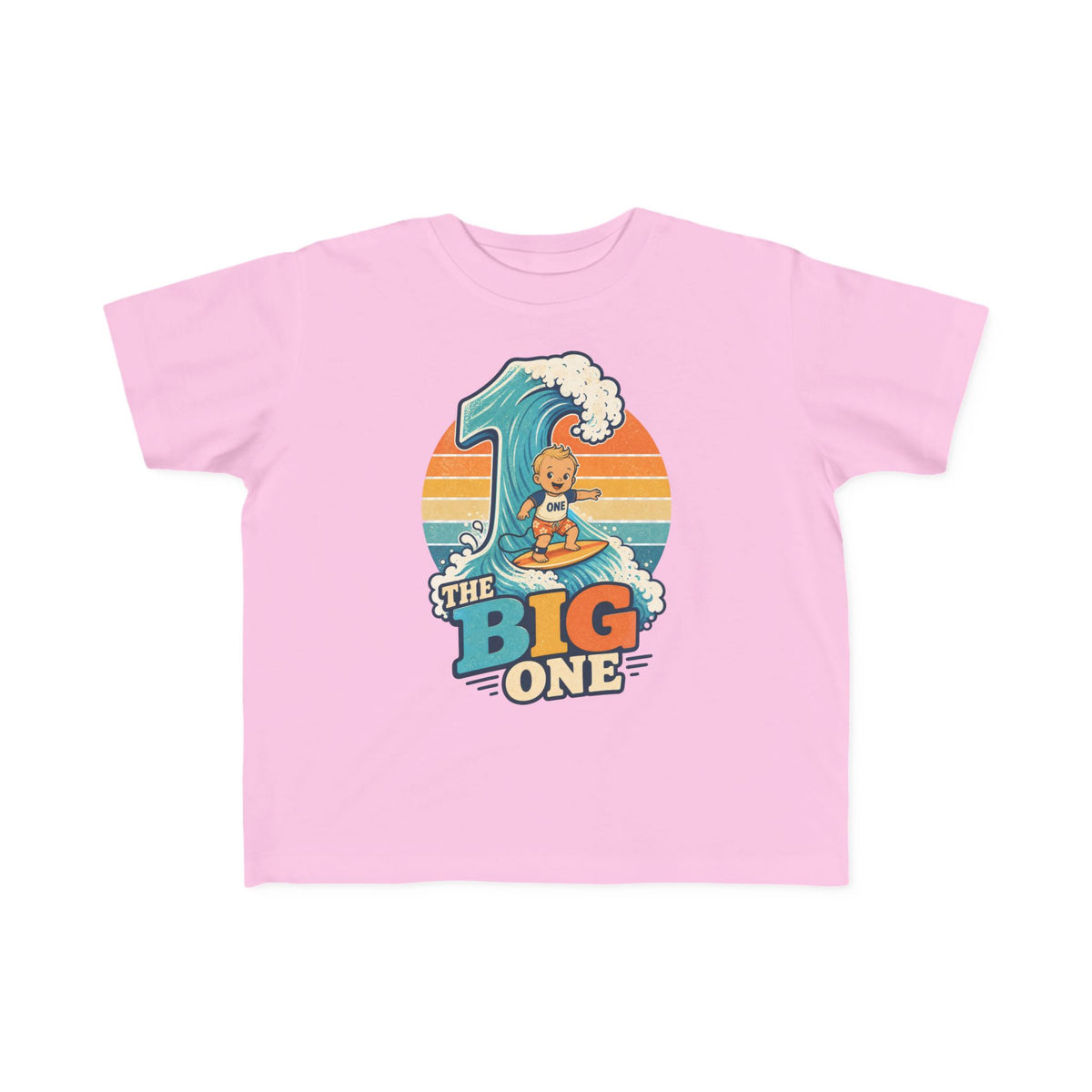 The Big One Kids Tee | 1st Birthday Surf Shirt | Toddler Beach T-Shirt | Surf Kid Gift