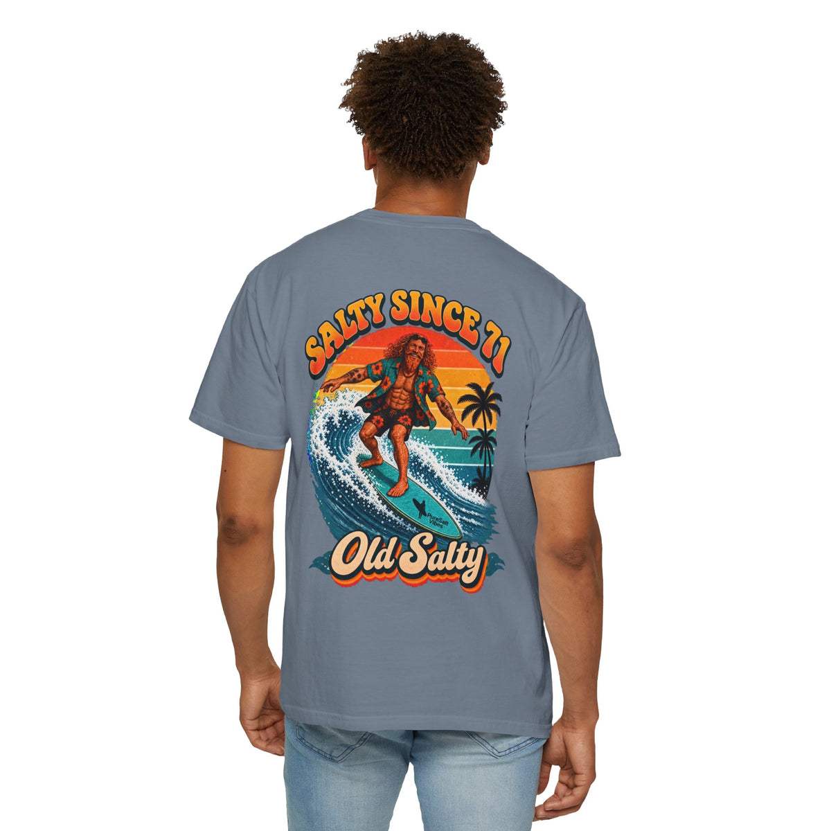 Old Salty Surf T-Shirt — "Salty Since '71" Vintage Beach Tee