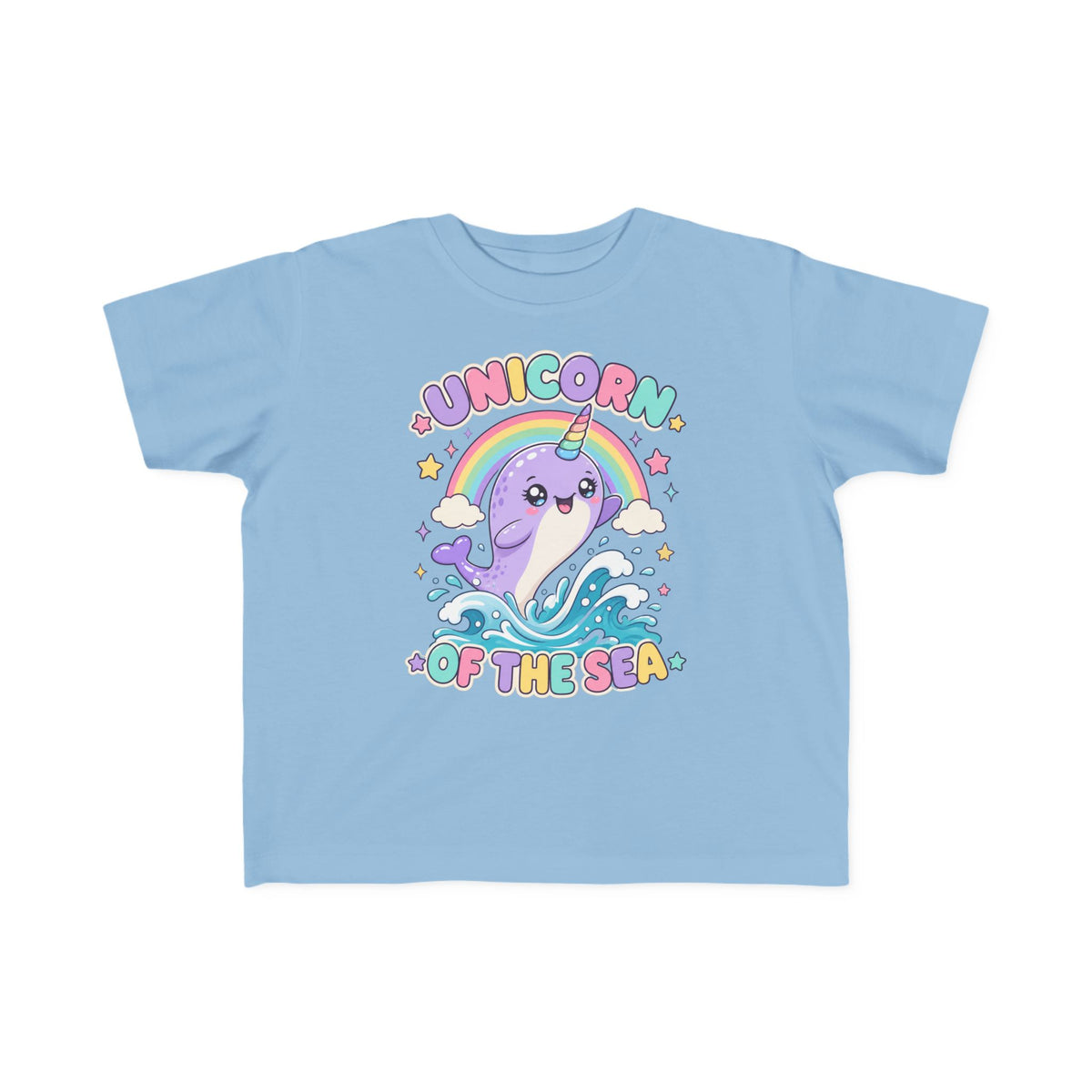 Unicorn Of The Sea Kids Tee | Narwhal Kids Shirt | Toddler Beach T-Shirt | Surf Kid Gift