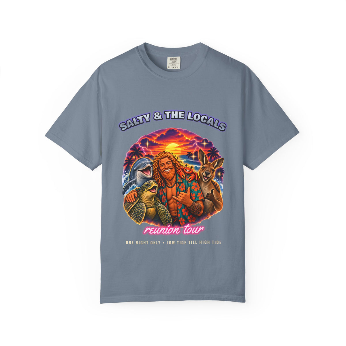 Salty And The Locals Tour Shirt | Reunion Tour Bootleg Tee | Comfort Colors T-Shirt