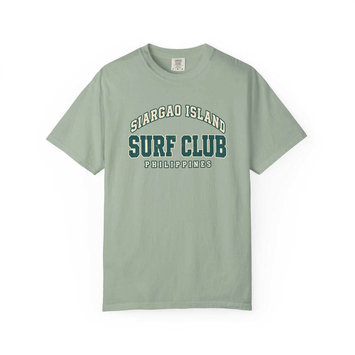 Siargao Island Surf Club Tee | Philippines Surf T-Shirt | Varsity Surf Shirt | Comfort Colors Travel Gift