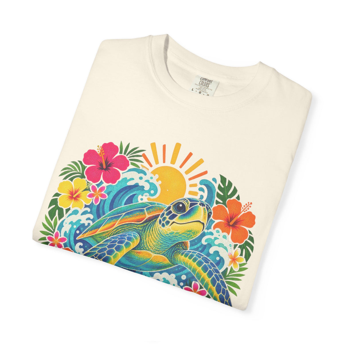 Sea You Later Sea Turtle Tee | Funny Ocean Pun Shirt | Colorful Beach T-Shirt | Comfort Colors