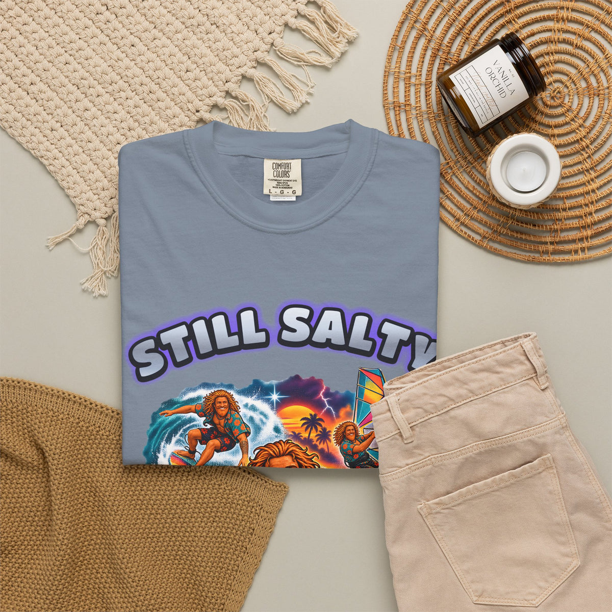 Still Salty Legends Shirt | Windsurf Kite SUP Foil Tee | Comfort Colors T-Shirt