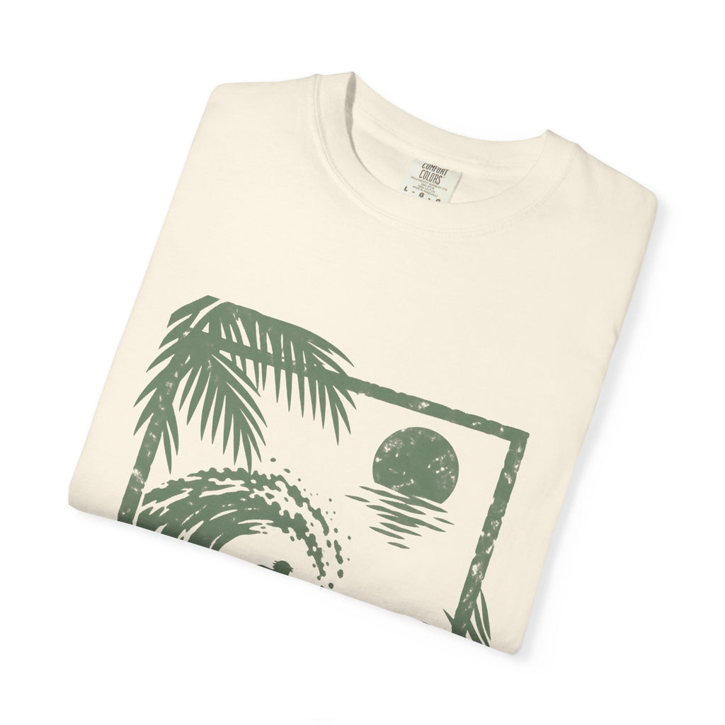 Out There Surfer Shirt | Framed Surf Wave Tee | Comfort Colors T-Shirt