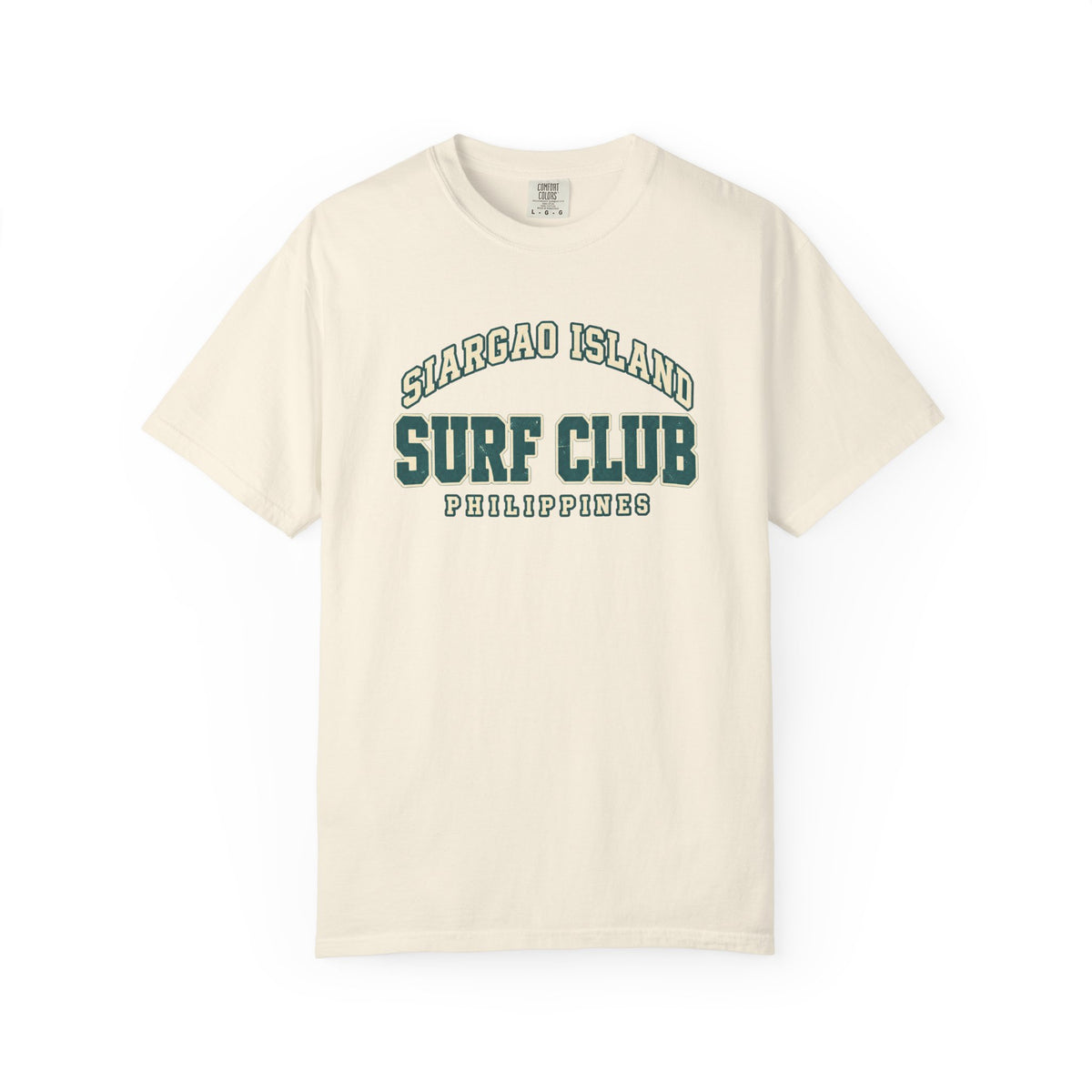 Siargao Island Surf Club Tee | Philippines Surf T-Shirt | Varsity Surf Shirt | Comfort Colors Travel Gift