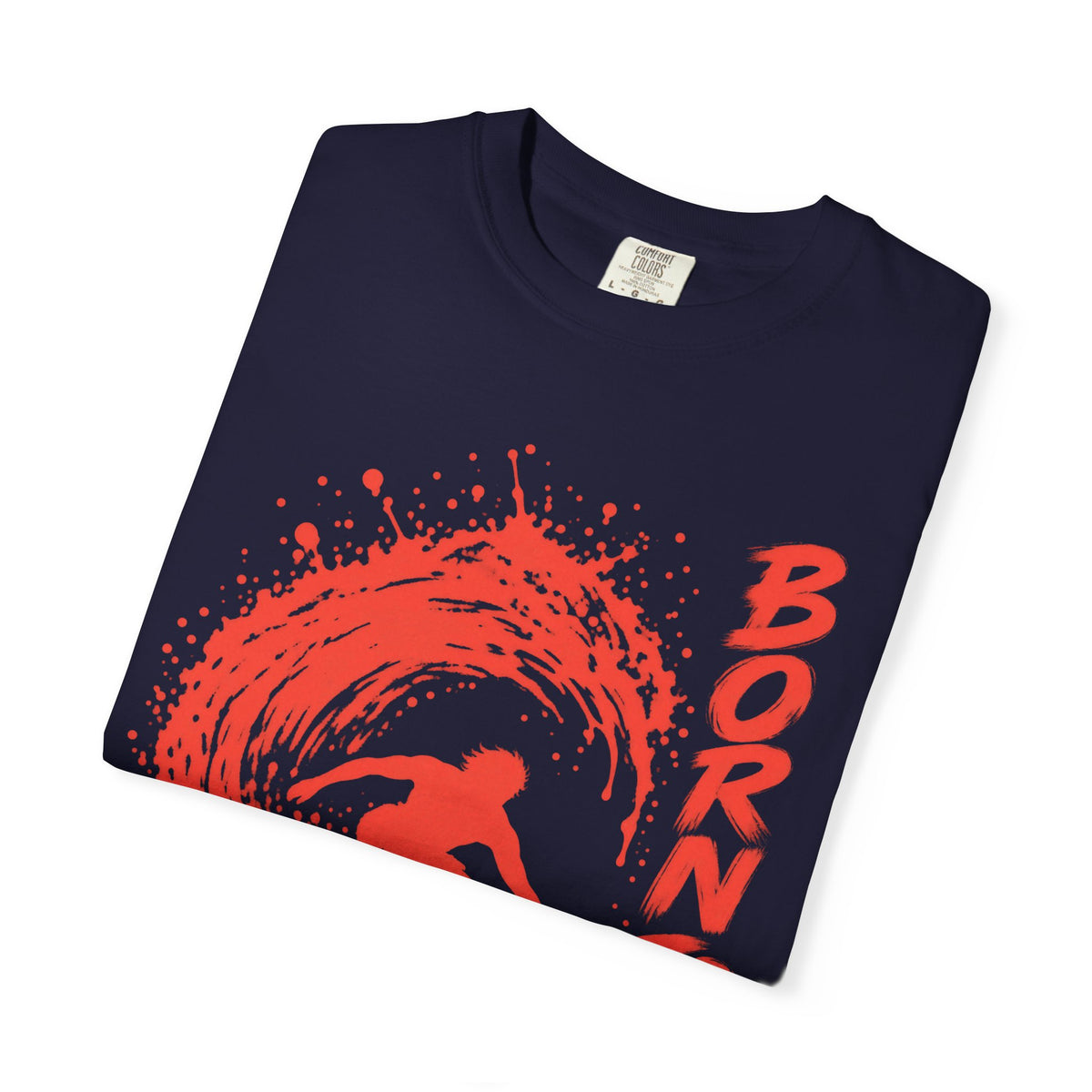 Born To Surf Shirt | Surfer Paint Splash Tee | Comfort Colors T-Shirt