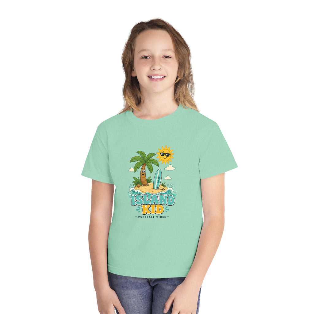 Island Kid Kids Tee | Island Kid Shirt | Youth Beach T-Shirt | Surf Kid Gift