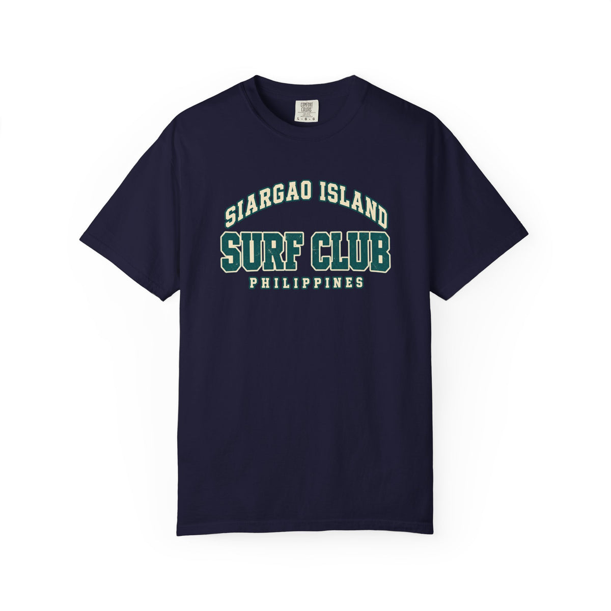 Siargao Island Surf Club Tee | Philippines Surf T-Shirt | Varsity Surf Shirt | Comfort Colors Travel Gift