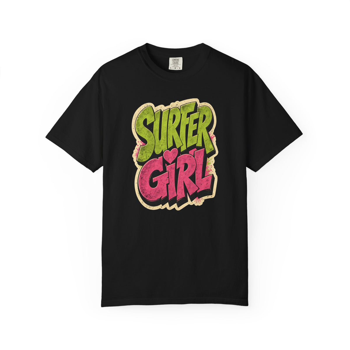 Surfer Girl graffiti art T-Shirt | Surf slogan tee
