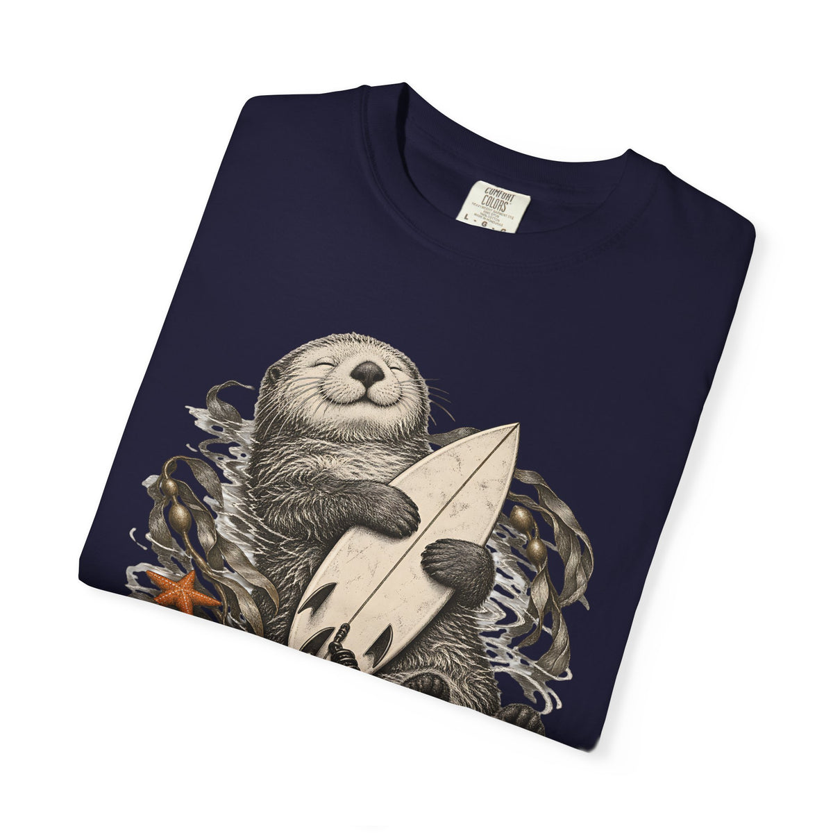 Emotionally Attached Otter Shirt | Cute Otters Holding Hands Tee | Comfort Colors T-Shirt