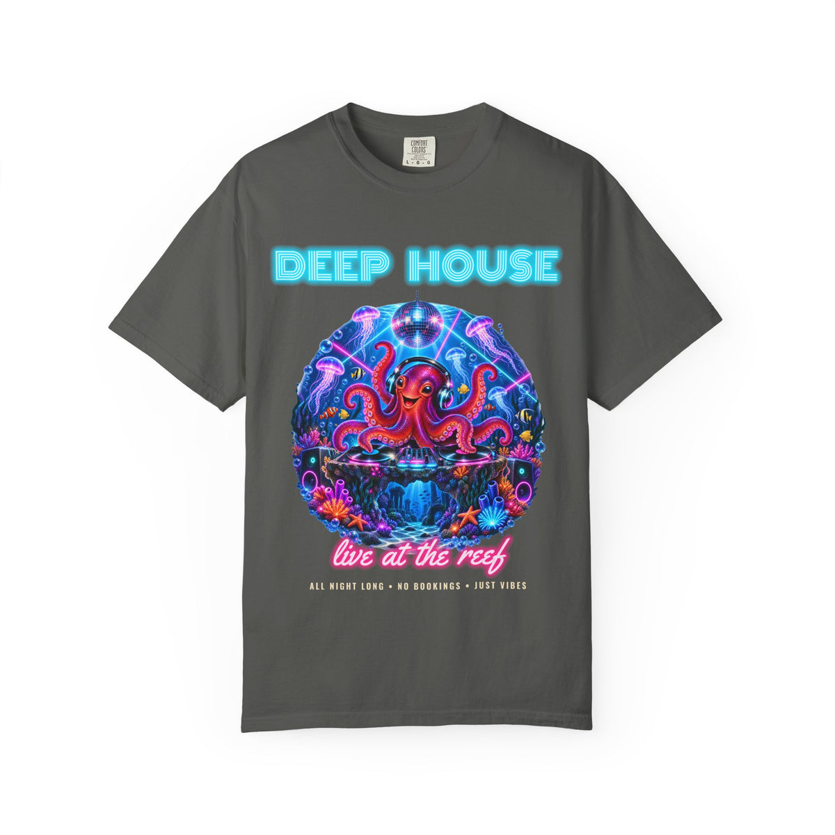 Octopus DJ Shirt | Deep House Rave Bootleg Tee | Comfort Colors T-Shirt