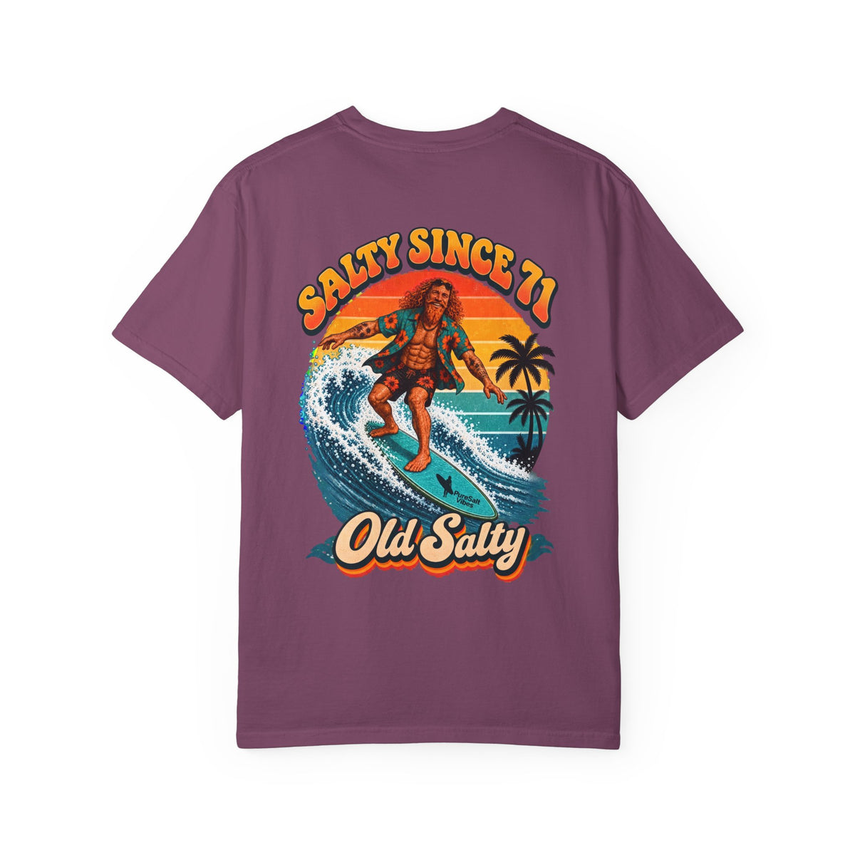 Old Salty Surf T-Shirt — "Salty Since '71" Vintage Beach Tee