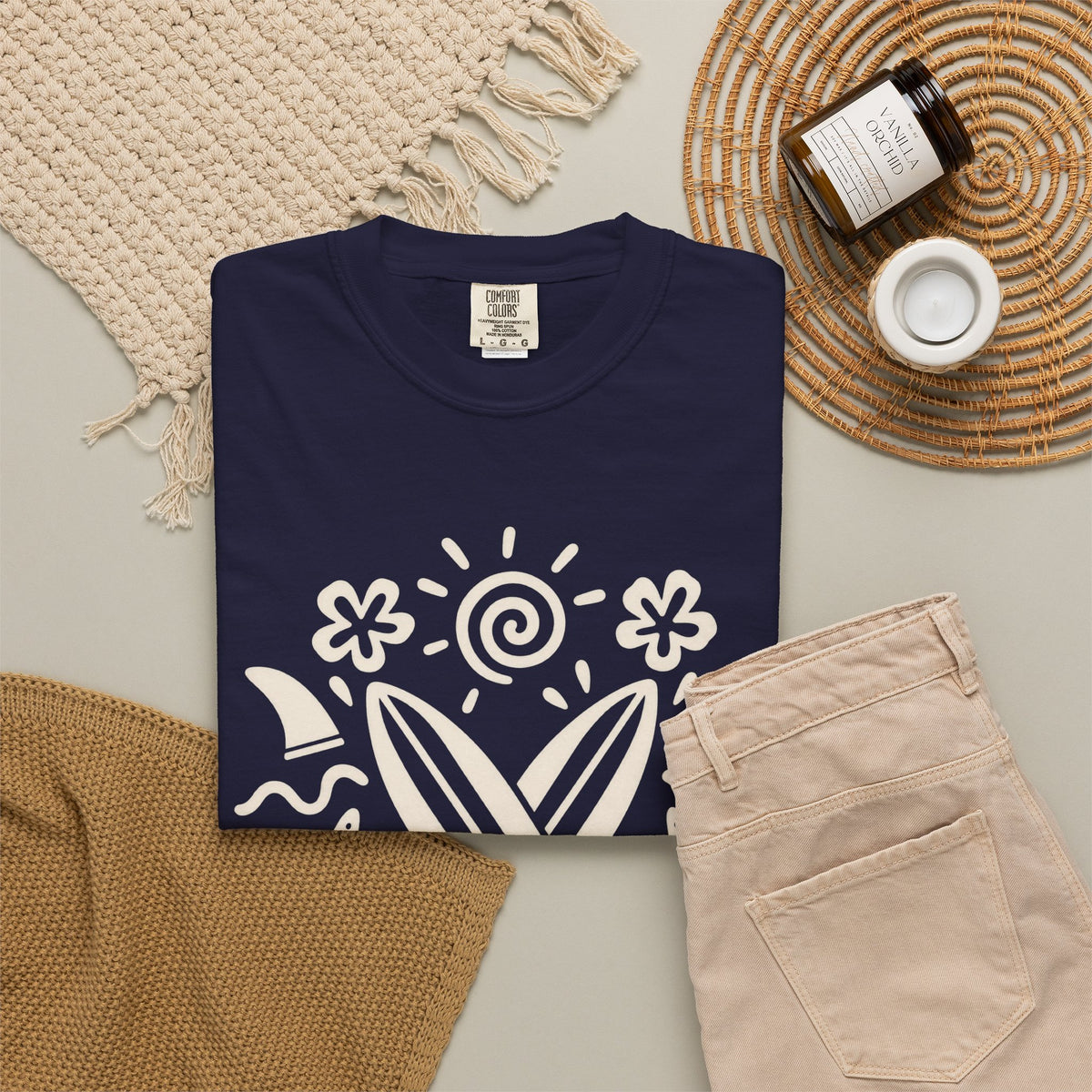Board Meeting Surf Shirt | Funny Crossed Surfboards Tee | Comfort Colors T-Shirt