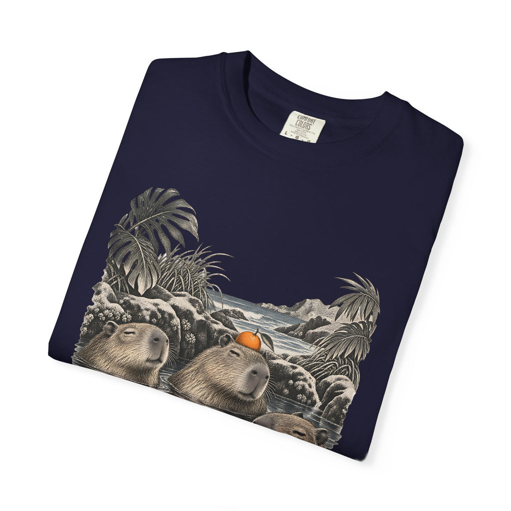 Left Unsupervised Capybaras Shirt | Funny Capybara Tee | Comfort Colors T-Shirt