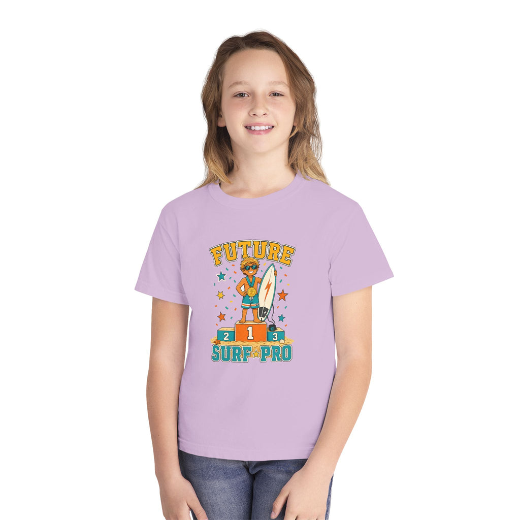 Future Surf Pro Kids Tee | Future Surfer Kids Shirt | Youth Beach T-Shirt | Surf Kid Gift