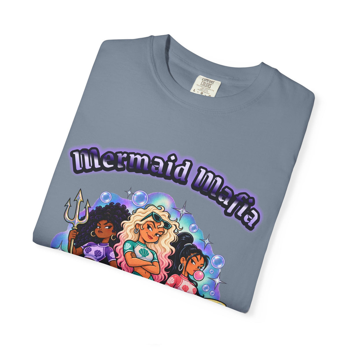 Mermaid Mafia Shirt | Funny Mermaid Bootleg Tee | Comfort Colors T-Shirt