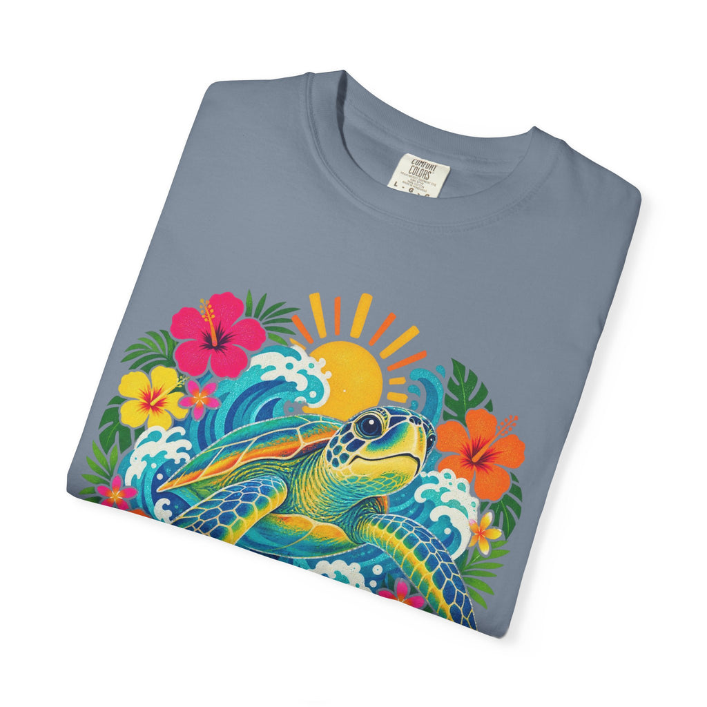 Sea You Later Sea Turtle Tee | Funny Ocean Pun Shirt | Colorful Beach T-Shirt | Comfort Colors