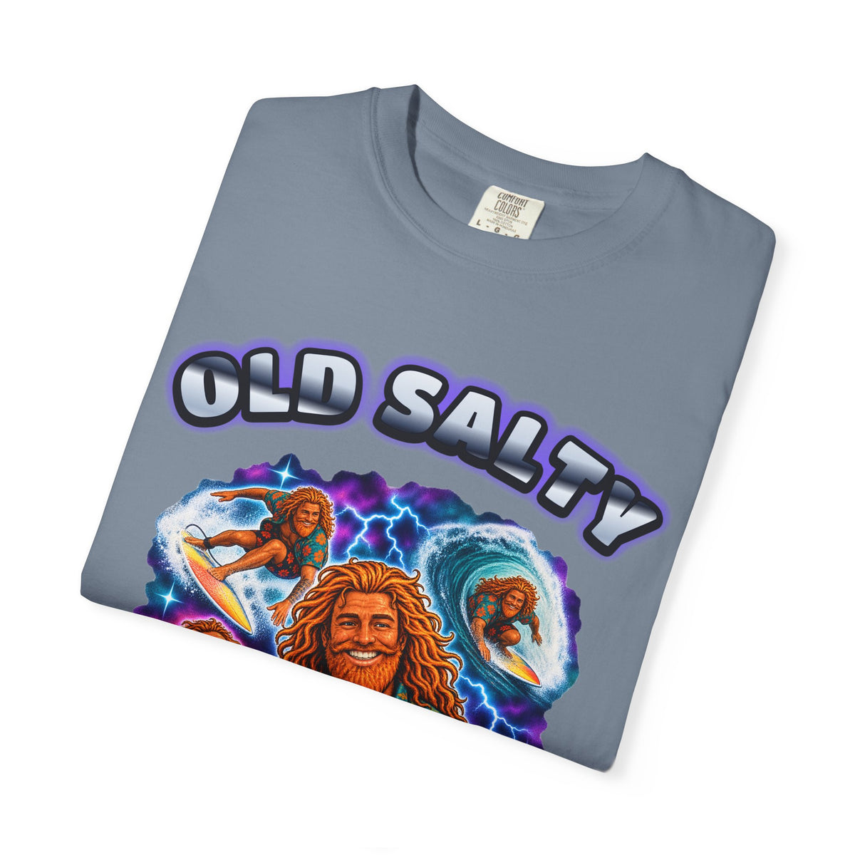 Old Salty Bootleg Shirt | 90s Rap Tee Style Surf Tour Tee | Comfort Colors T-Shirt