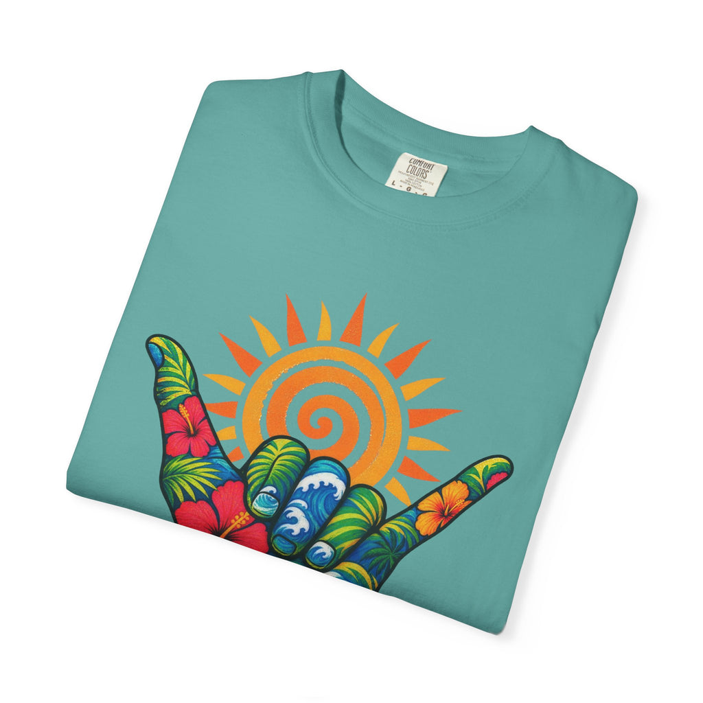 Hang Loose Tee | Shaka Surf Shirt | Retro Beach T-Shirt | Comfort Colors