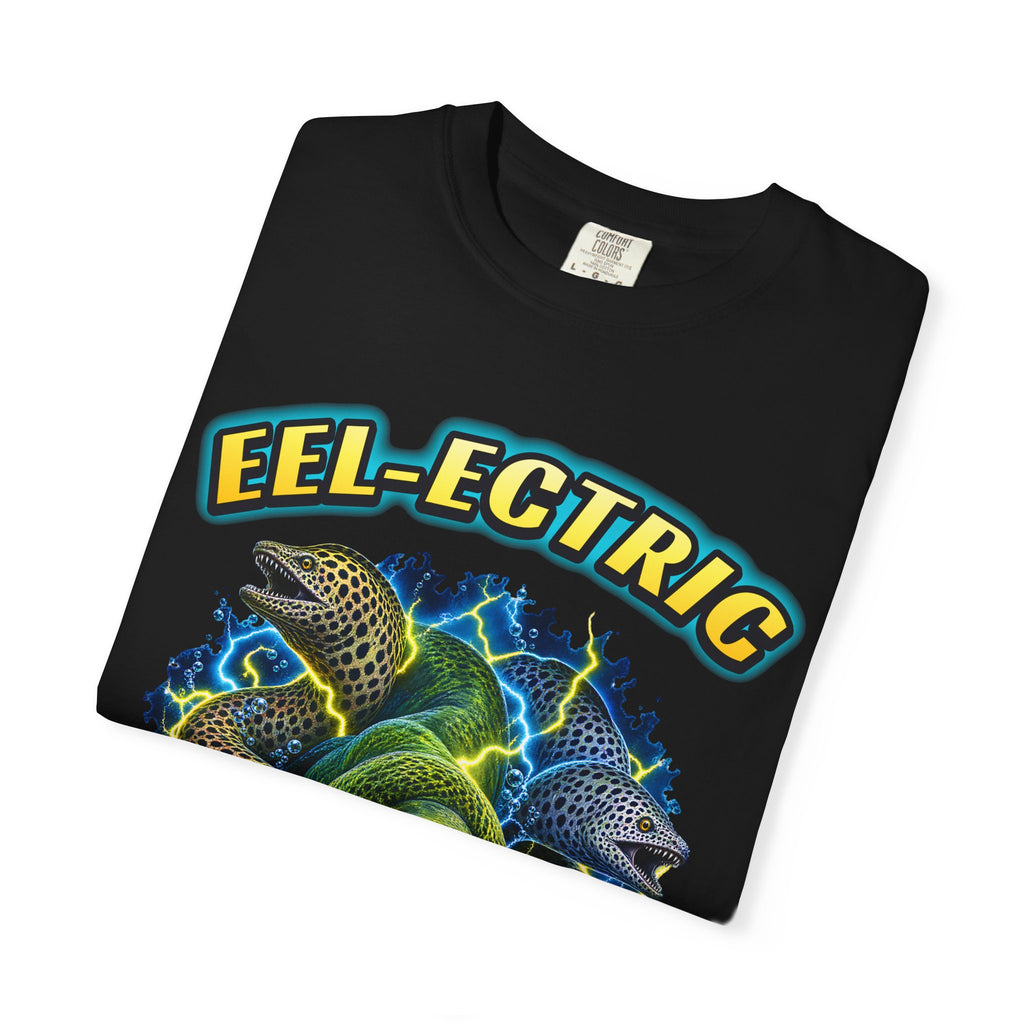 Eel-ectric Moray Eel Shirt | Neon Reef Bootleg Tee | Comfort Colors T-Shirt