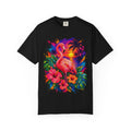 Flamingo Sunset Shirt | Tropical Flamingo Paradise Tee | Comfort Colors T-Shirt
