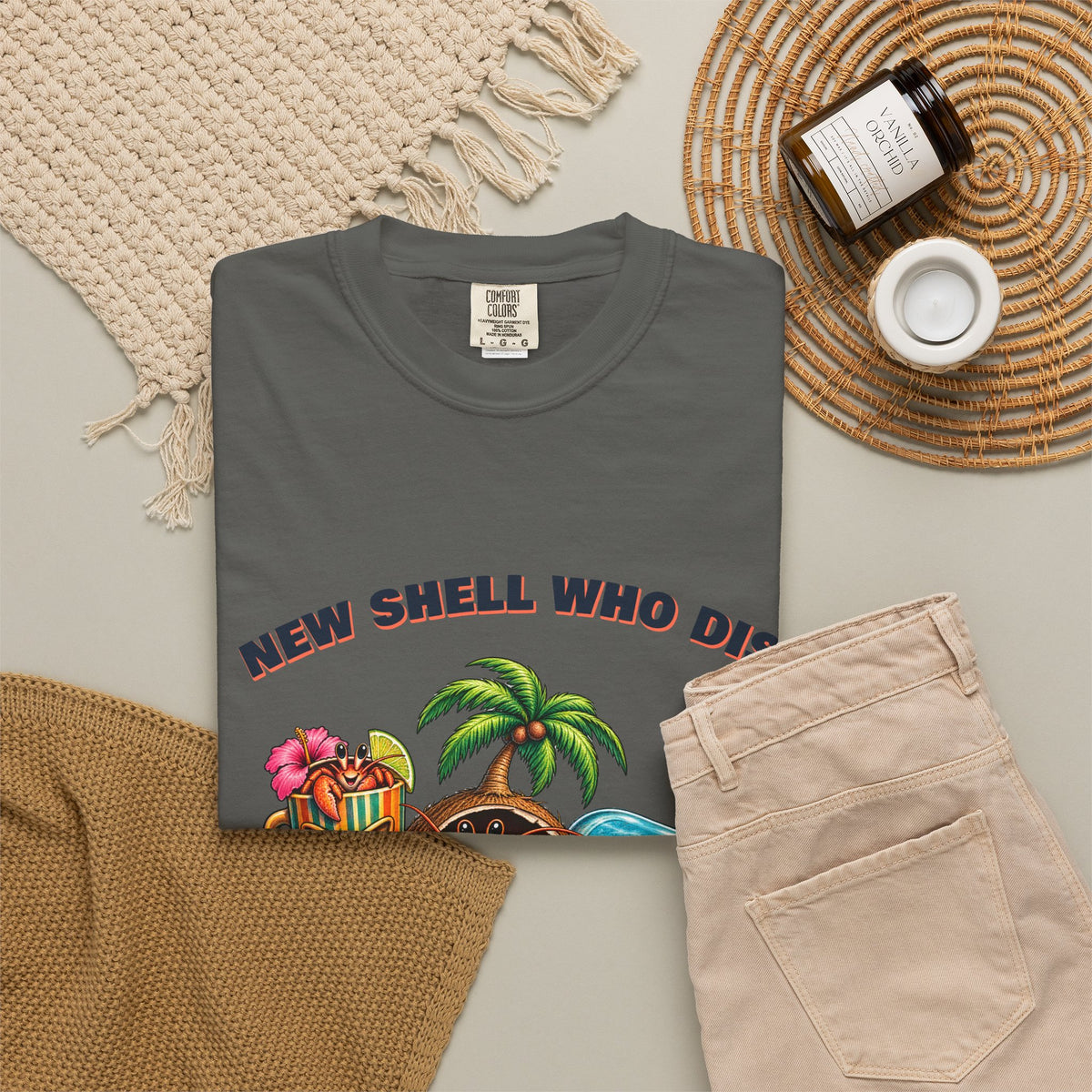 New Shell Who Dis Shirt | Funny Hermit Crab Tee | Comfort Colors T-Shirt