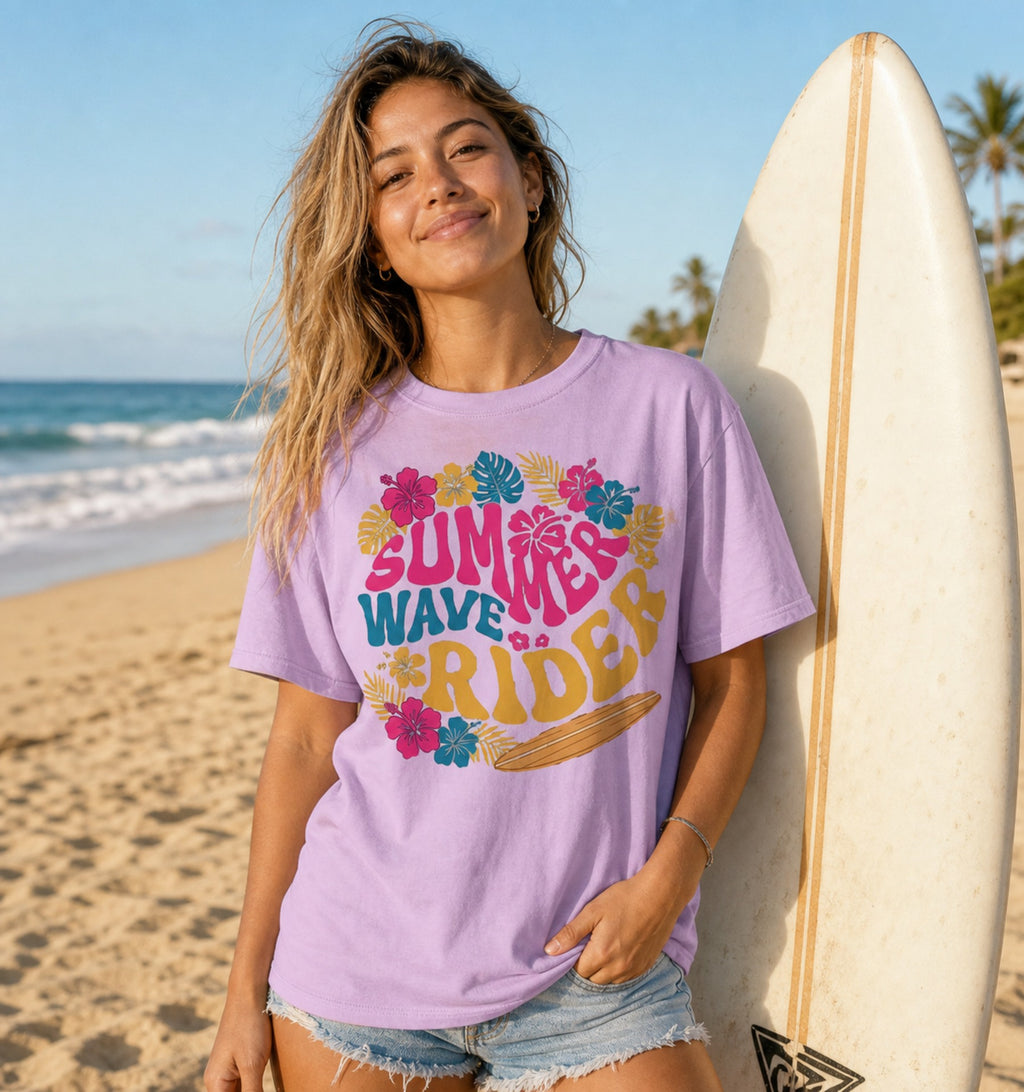 Summer Wave Rider crop tee lifestyle 4