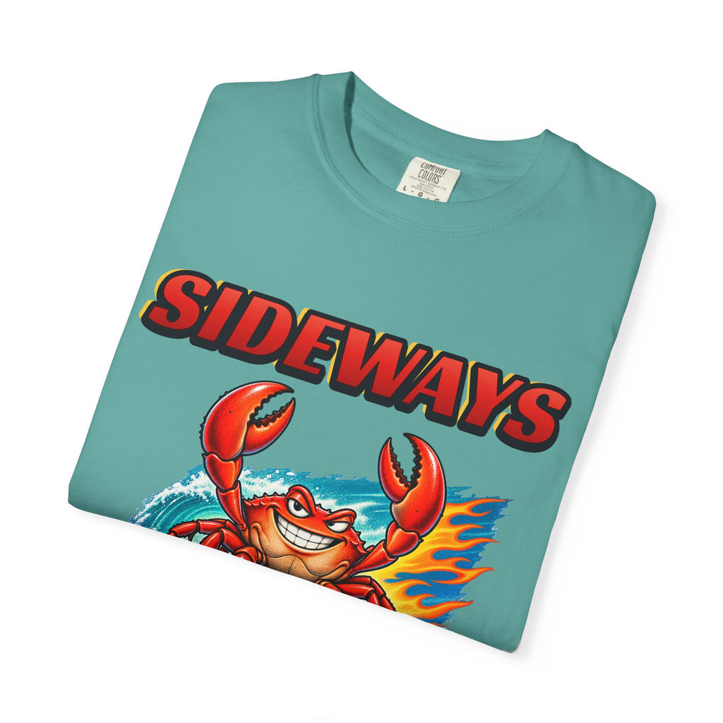 Sideways Crab Shirt | Funny Crab Bootleg Tee | Comfort Colors T-Shirt