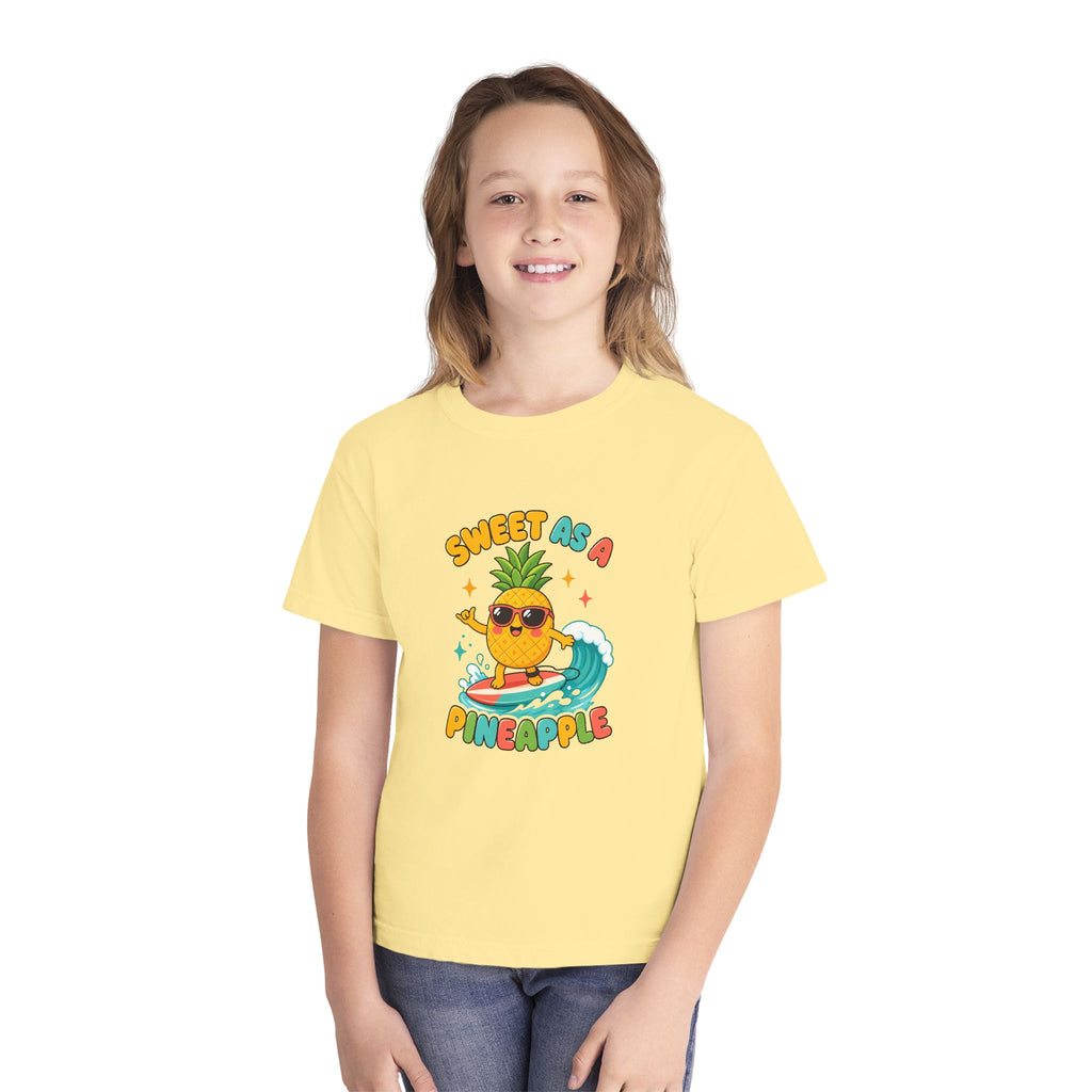 Sweet As A Pineapple Kids Tee | Pineapple Kids Shirt | Youth Beach T-Shirt | Surf Kid Gift