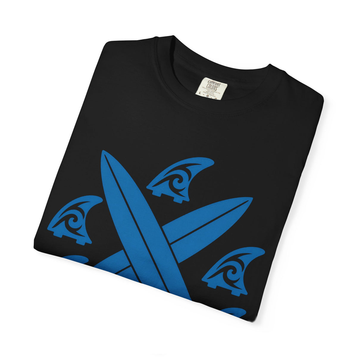 Fin Club Surf Shirt | Tribal Surf Fins Varsity Tee | Comfort Colors T-Shirt