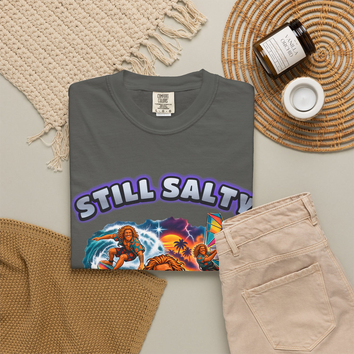 Still Salty Legends Shirt | Windsurf Kite SUP Foil Tee | Comfort Colors T-Shirt