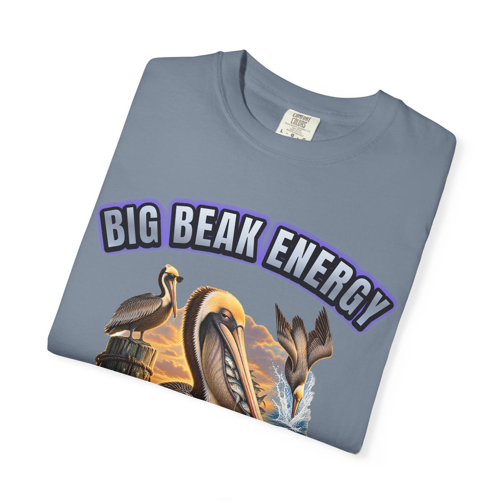 Pelican Big Beak Energy Shirt | Funny Pelican Bootleg Tee | Comfort Colors T-Shirt