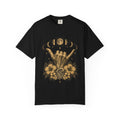 Shaka Moon Phases Shirt | Celestial Shaka Hand Tee | Comfort Colors T-Shirt