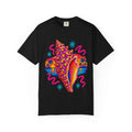 Leopard Conch Shell Shirt | Neon Sunset Beach Tee | Comfort Colors T-Shirt