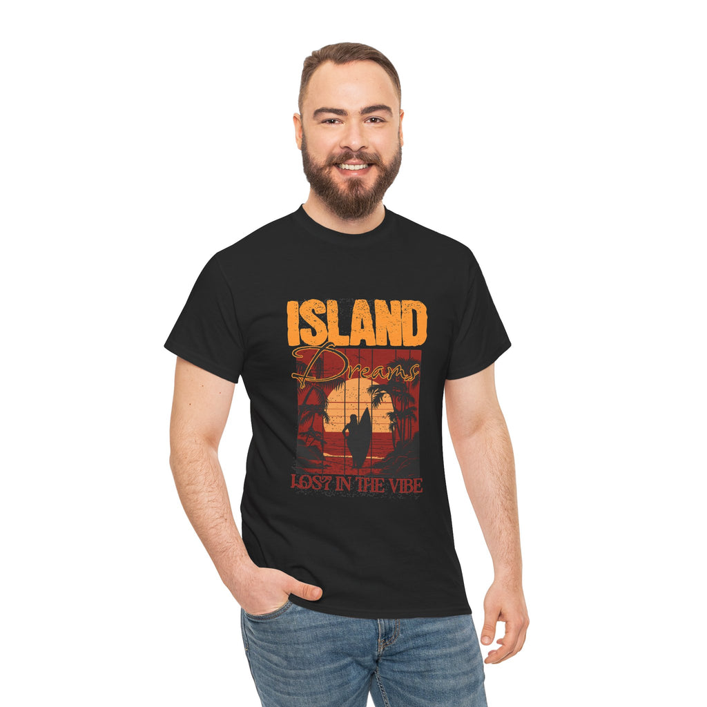 Lost in the Island Vibe Unisex Heavy Cotton Tee