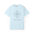 Wander By The Sea Tee | Compass Rose Nautical Shirt | Minimalist Travel T-Shirt | Comfort Colors Seafoam