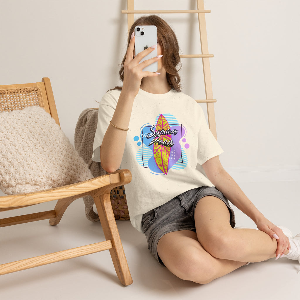 Women's Summer Wave Crop Tee